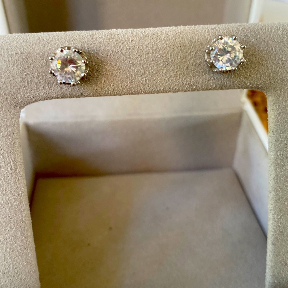 Crystal Diamond Studs